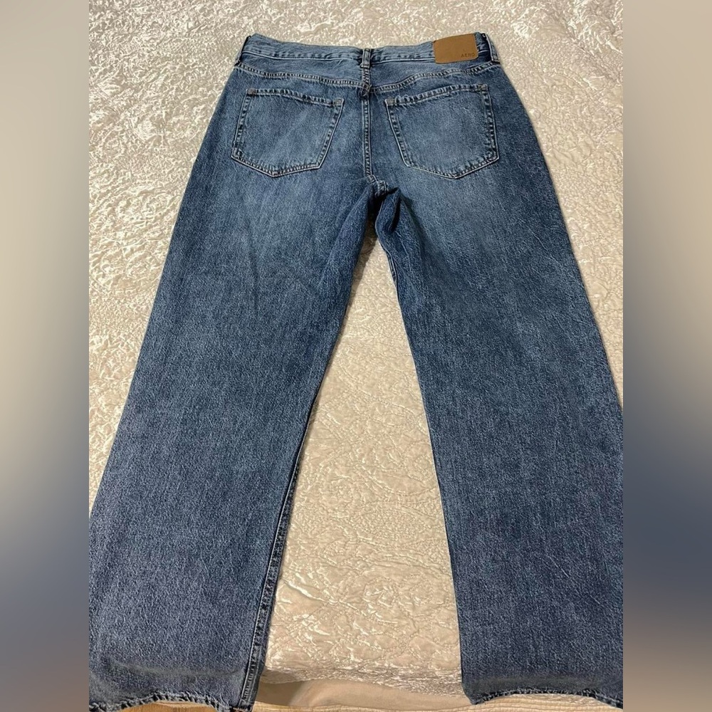 Aeropostale Women’s 90s Baggy Dark Blue Jeans. Size 10R - Picture 8 of 8